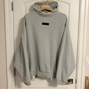 Authentic Fear Of God Essentials Gray Hoodie Sweater Size 2XL XXL